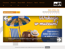 Tablet Screenshot of muzeum-stargard.pl